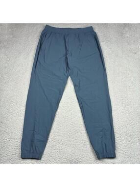 Lululemon Surge Joggers Mens L Blue Ankle Zip Athleisure Pants 30” Waist LM5956S